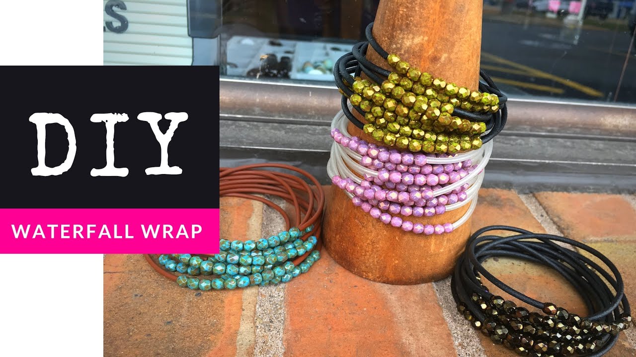 How To Make A Beaded Waterfall Wrap Bracelet with The Bead Place