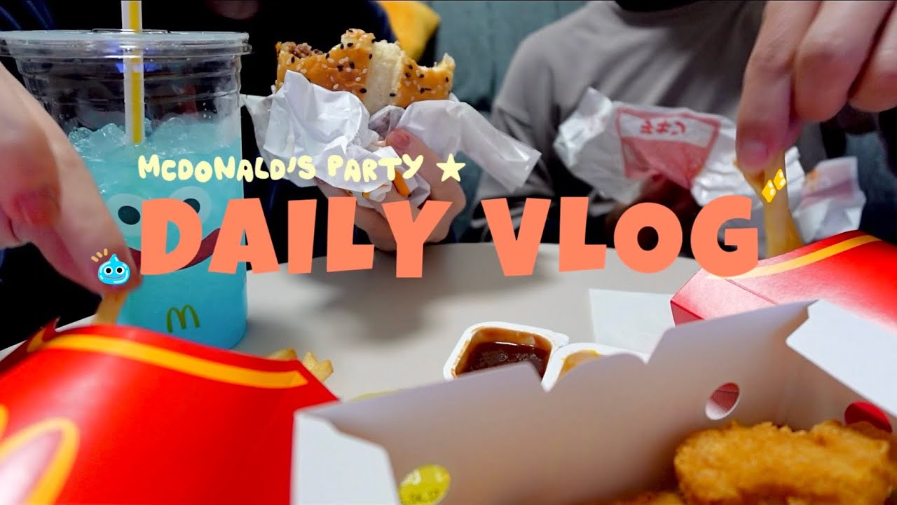 ドラクエバーガー食べるよ🍔🍟🥤