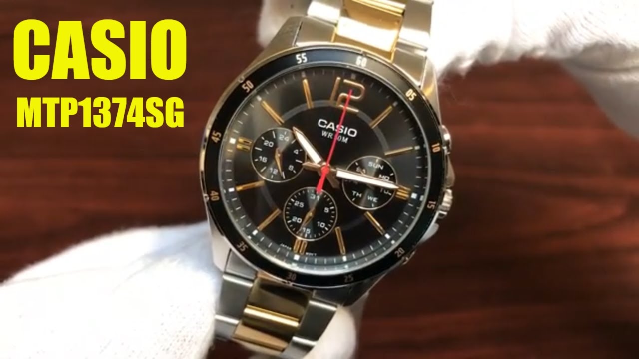Unboxing Casio MTP-1374 Steel Multi-Function Watch MTP1374SG-1AV