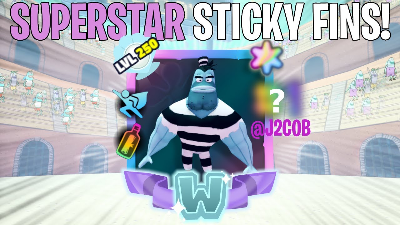 I SUPERSTARED STICKY FINS! In Spongebob Td....