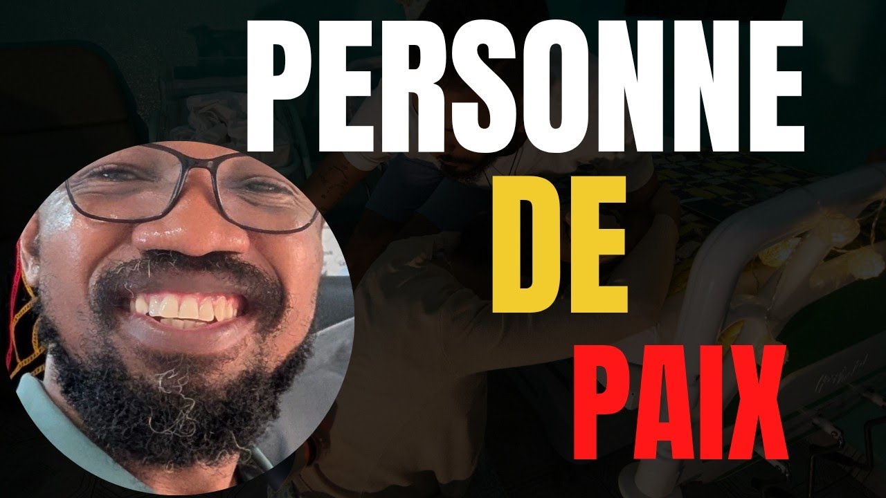Comprendre la notion de personne de paix dans les MFDs avec Dr. Augustin LONGA 