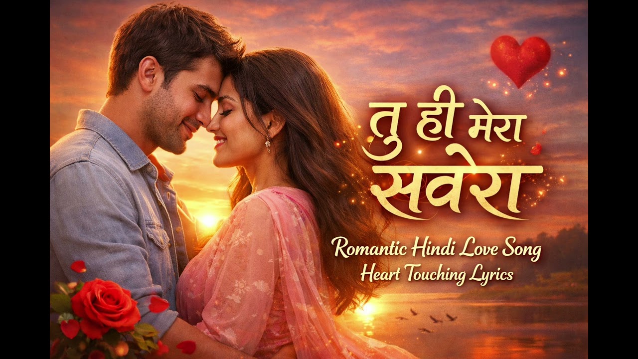 “तू ही मेरा सवेरा | Romantic Hindi Love Song | Heart Touching Lyrics”