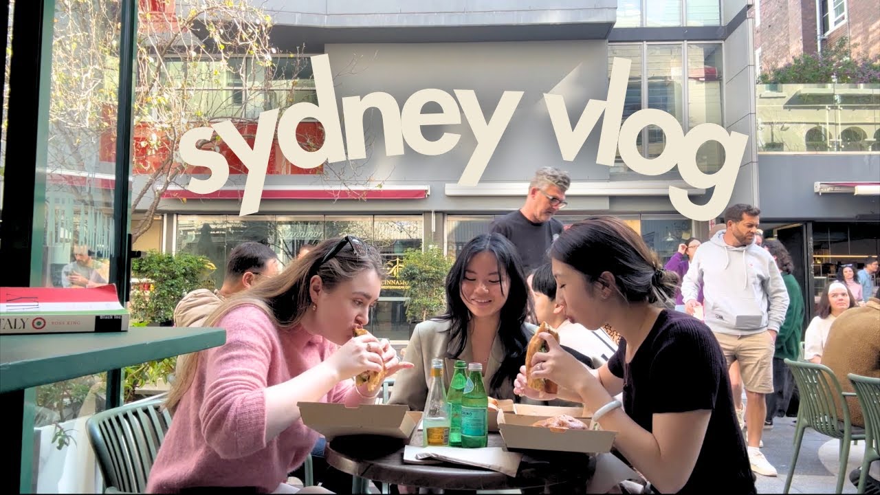 sydney vlog 🎨 ragazzi, art gallery, van cleef, ippudo, seeing deadpool & wolverine