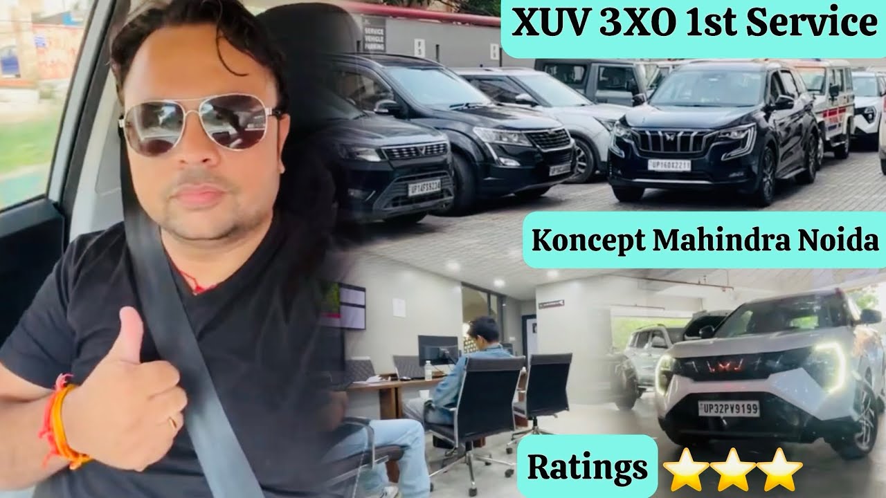 XUV 3XO 1st Service Experience @MahindraAutomotive | Koncept Mahindra Noida