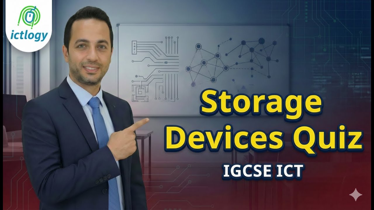 IGCSE ICT | Storage Devices Quiz