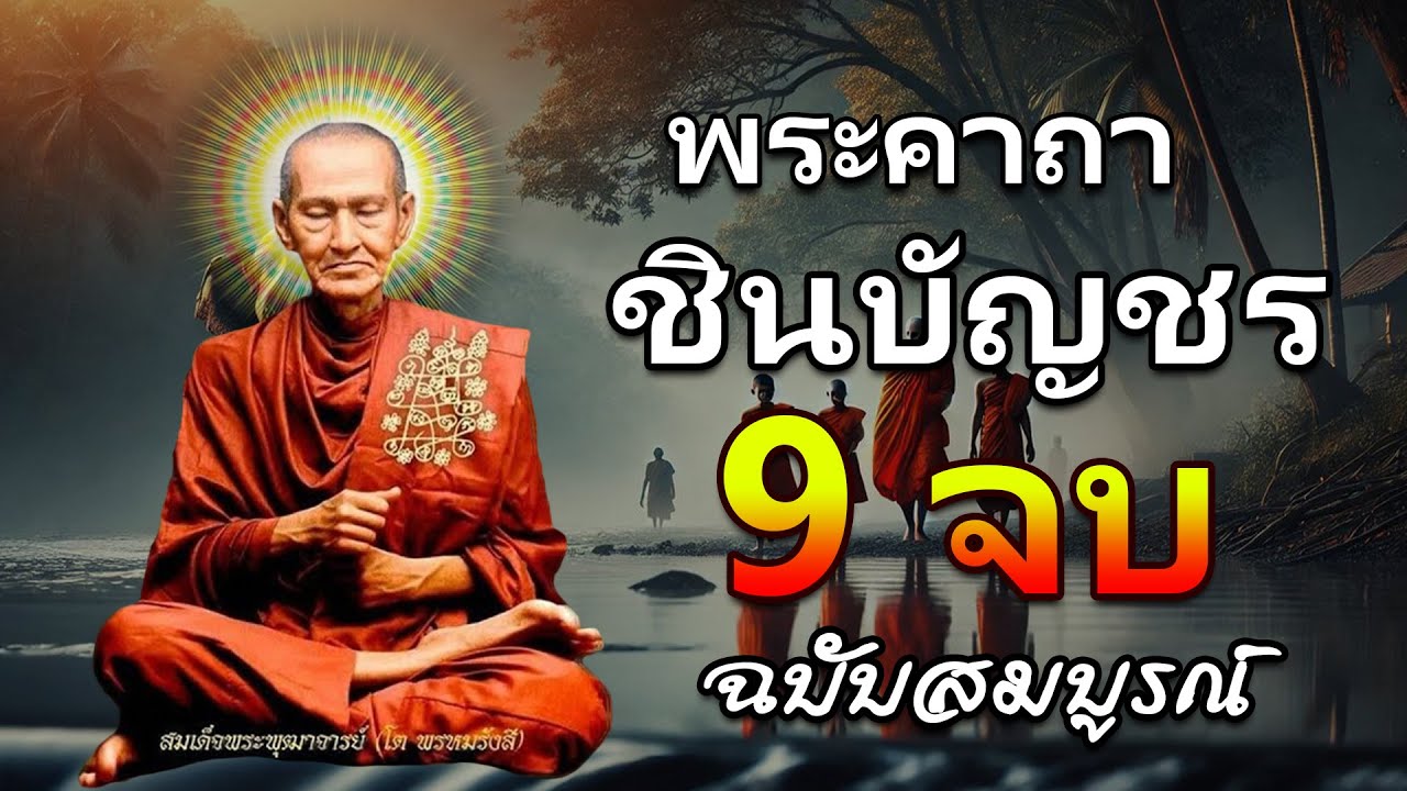 บทสวดมนต์พระคาถาชินบัญชร9จบ ฉบับสมบูรณ์ดั่งเดิม ฝึกสวดมนต์เช้า, สวดมนต์ก่อนนอน, สวดวันพระ