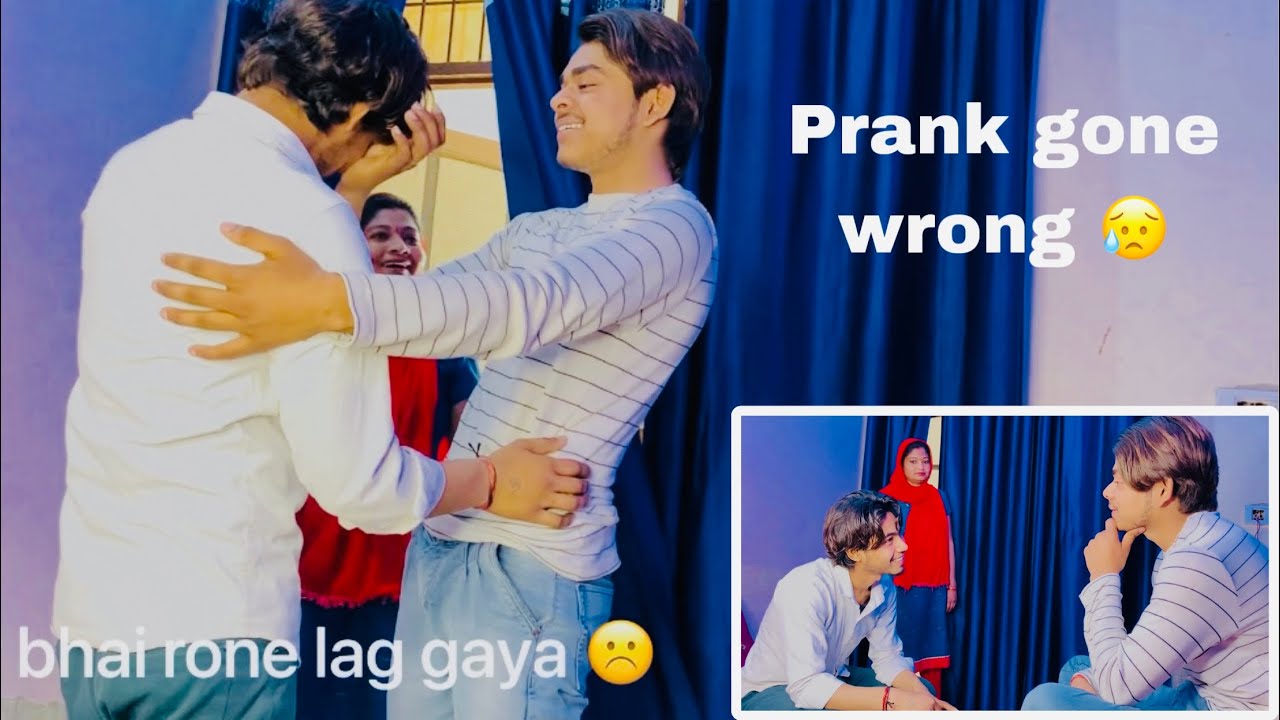 Dosti Khatam prank on bhai 😢| Prank gone wrong | bhai rone lag gaya 🥺| #prank #prankgoneemotional.