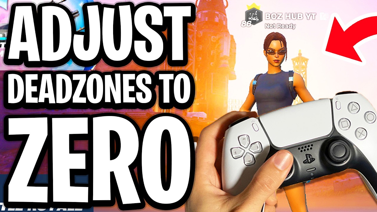 How to Adjust Deadzones to ZERO in Fortnite on Controller - Full Guide