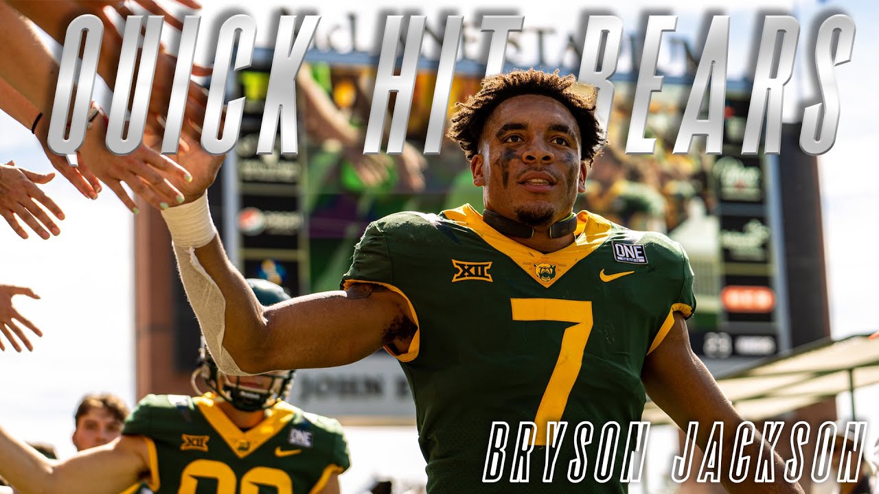 Quick Hit Bears: Bryson Jackson in a New Position Remains Team Leader | Baylor Football