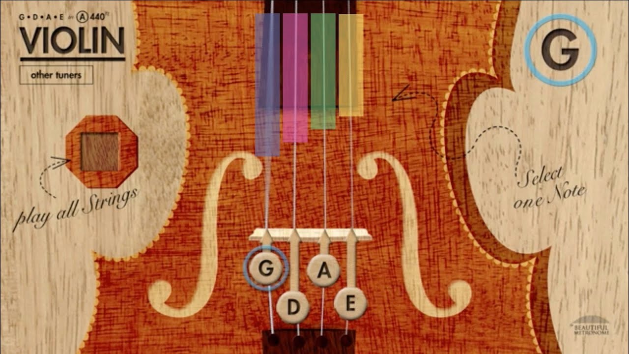 Violin Tuner (GDAE) in A 440Hz