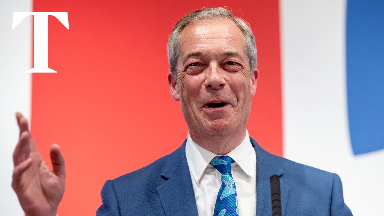 LIVE: Nigel Farage speaks at Reform UK press conference