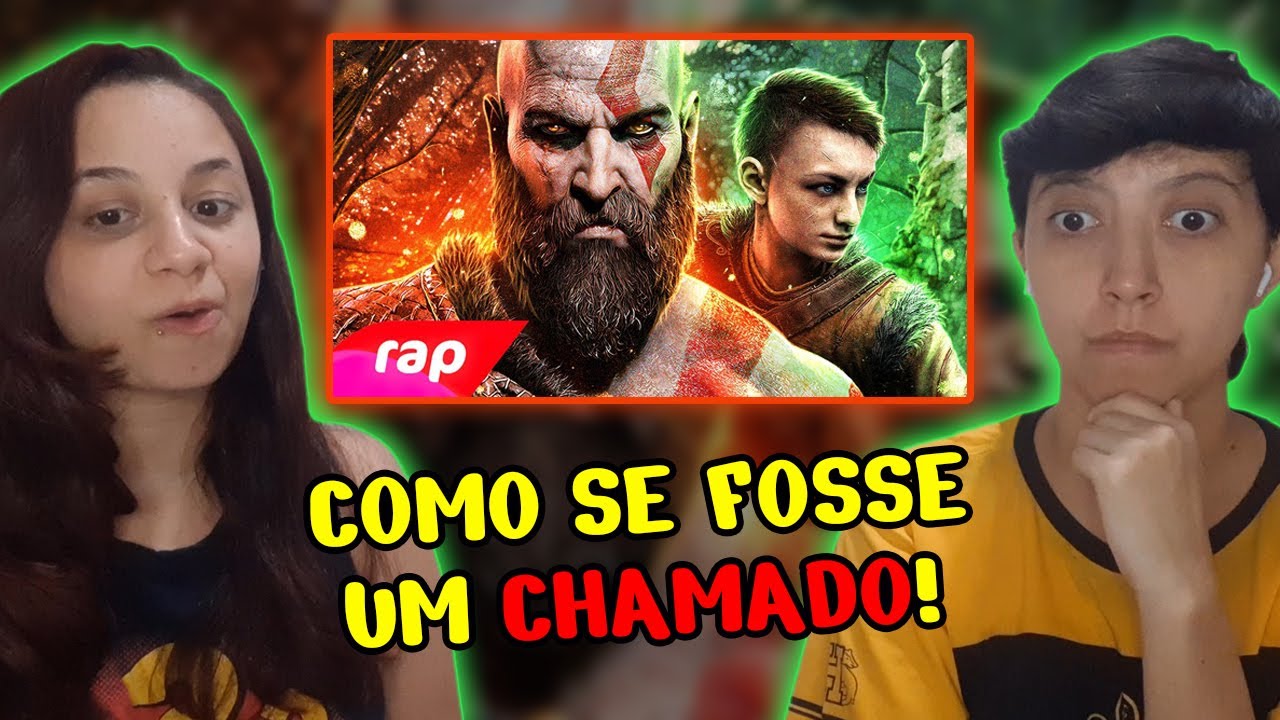 REACT RAP DO KRATOS E ATREUS (GOD OF WAR) - NÓS SOMOS DEUSES | NERD HITS | 7 MINUTOZ