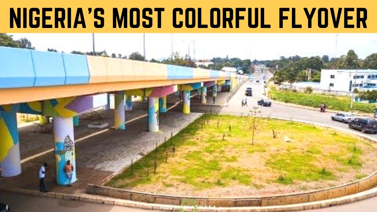 This is the most colorful flyover bridge in Nigeria| Jos, Plateau State