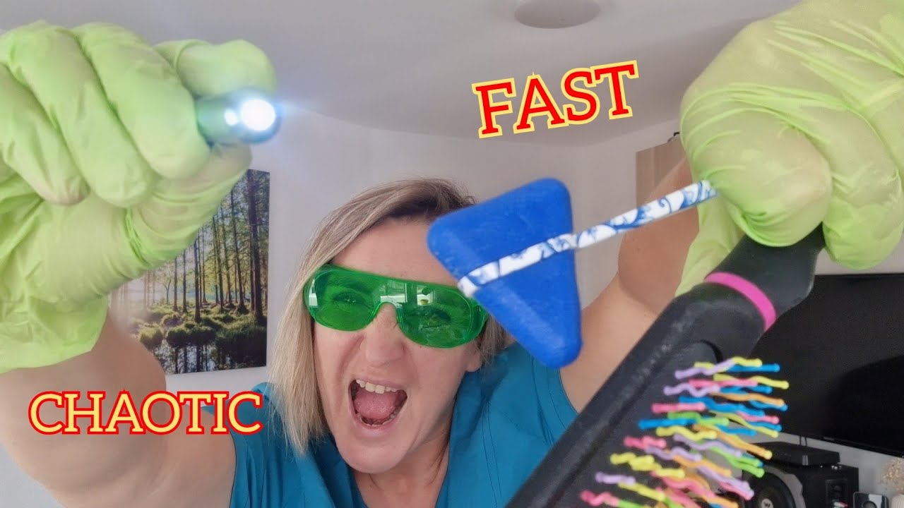ASMR FAST & AGGRESSIVE Medical Cranial Nerve Exam ⚡️ Triggers for Tingles #asmr #relax