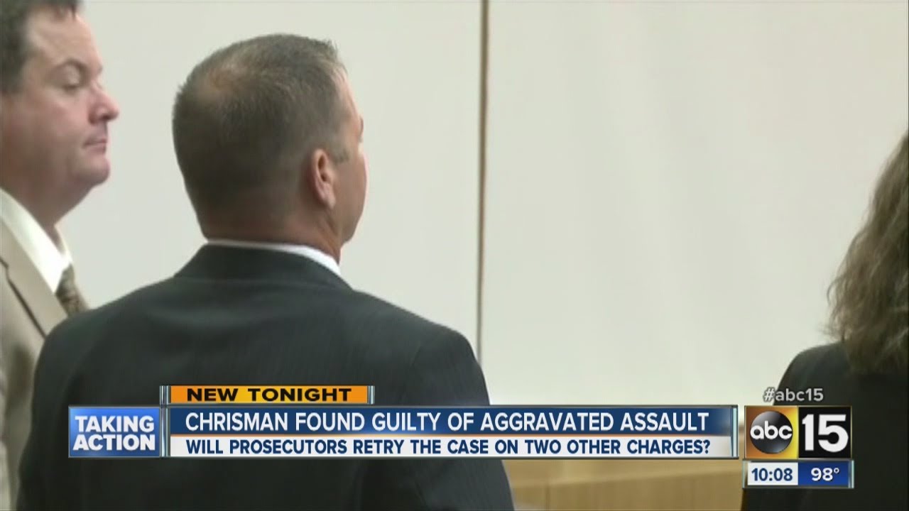Chrisman found guilty of aggravated assault