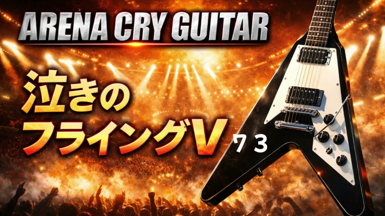 マイケル・シェンカー風｜フライングVで奏でる泣きのギター・インスト｜Into the Arena Inspired / Michael Schenker【Guitar Anthem ７３】