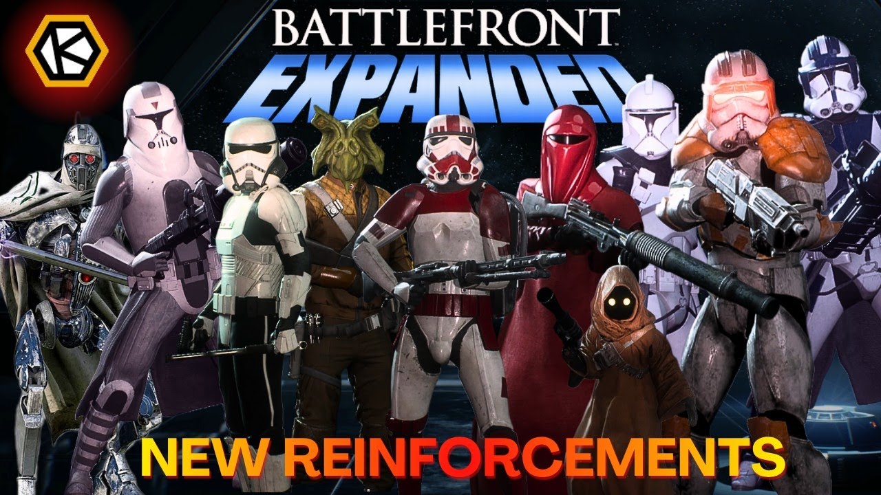 NEW REINFORCEMENTS ARE CRAZY in Battlefront Expanded | ShowCase | Star Wars Battlefront 2