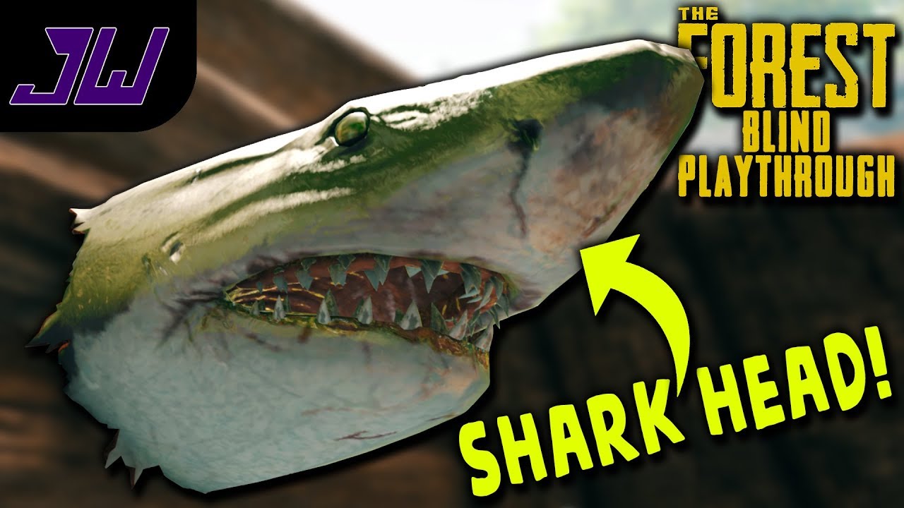 APEX PREDATOR! SHARK HEAD TROPHY! | The Forest BLIND PLAYTHROUGH| FULL RELEASE Gameplay | Episode 6