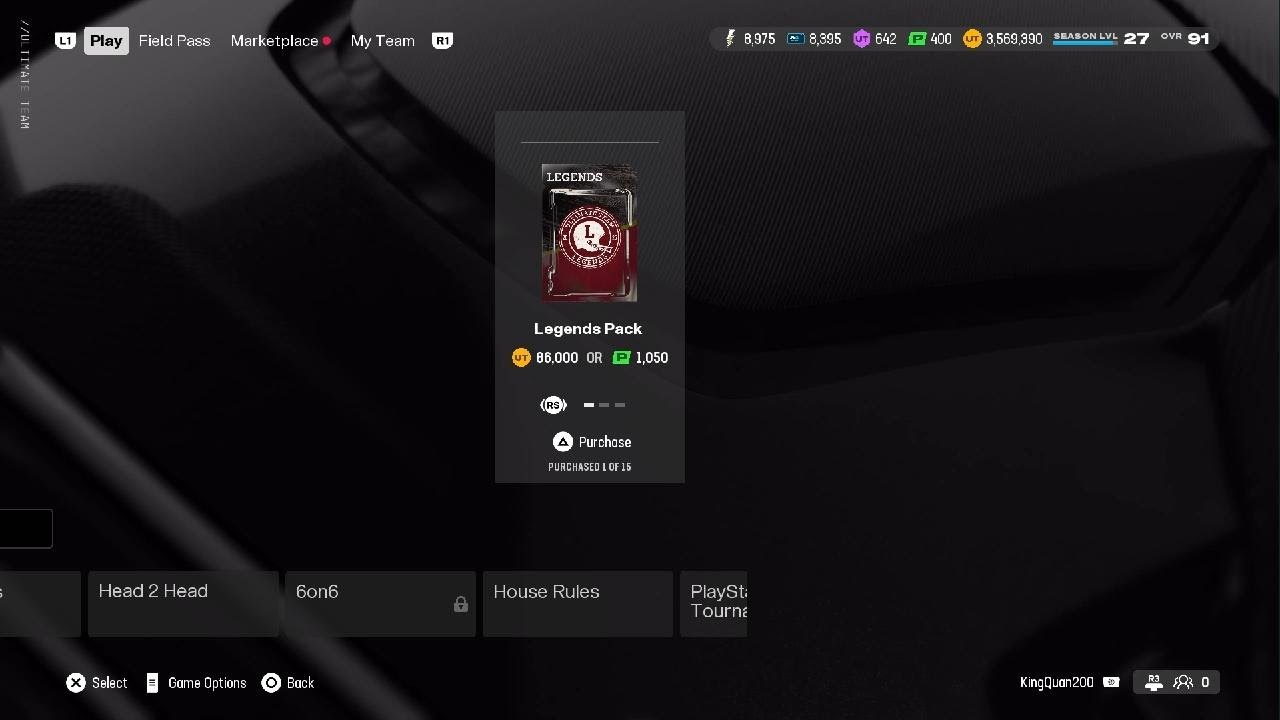 TOP 100 RANKED REWARDS Madden NFL 25