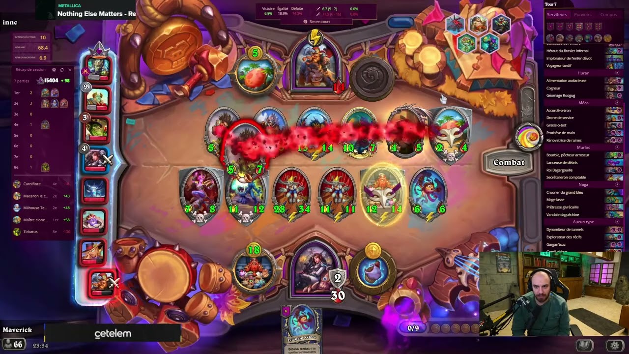 LE HEROS FREE TOP 1 AVEC LES BUDDY TOUS TYPES | Hearthstone Battlegrounds Top 25