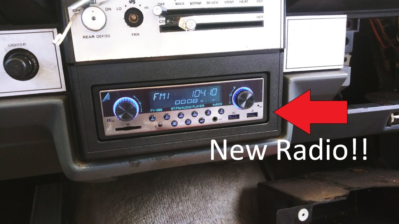 1985 Chevy Caprice radio install