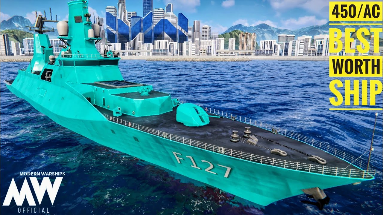 F127 - Seriously recommended under 450/AC, brutal fire power 🔥- Modern Warships