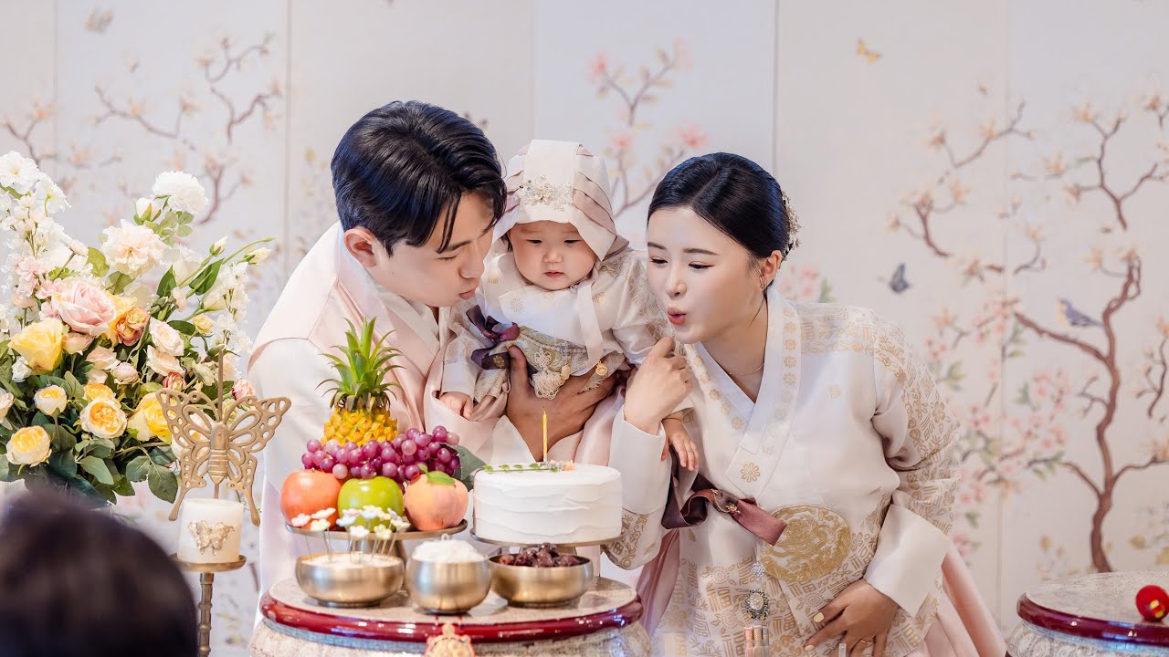 엄마가 직접 만든 아기 돌잔치 성장동영상 ♥