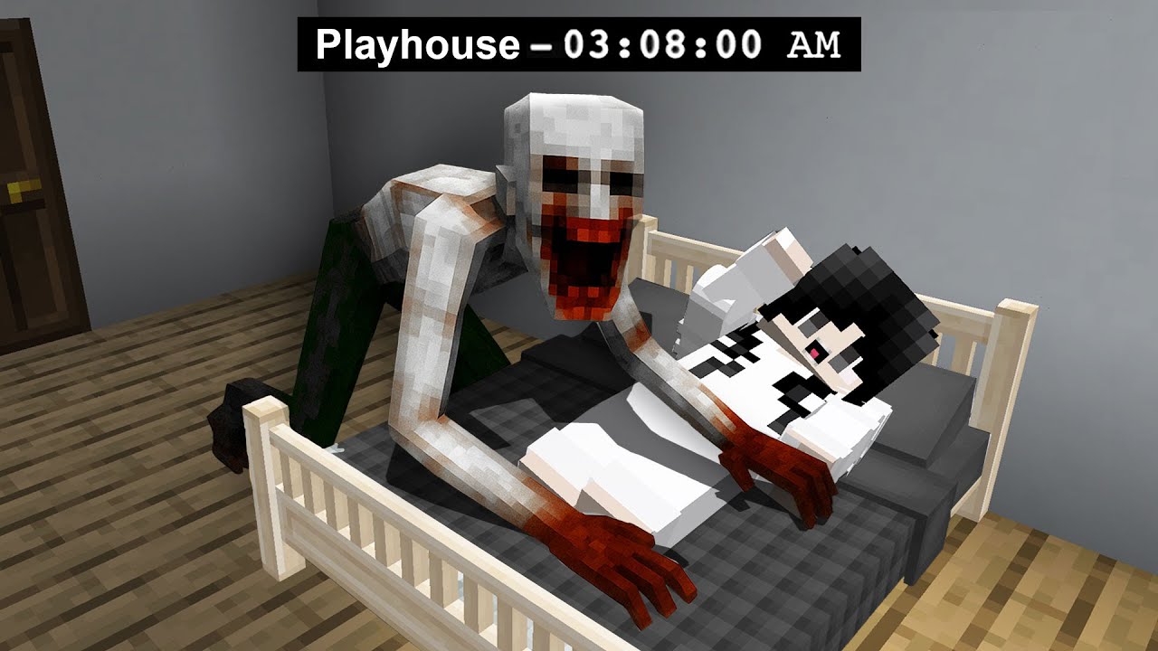 Do NOT Fall Asleep at Petey's Playhouse in Minecraft...