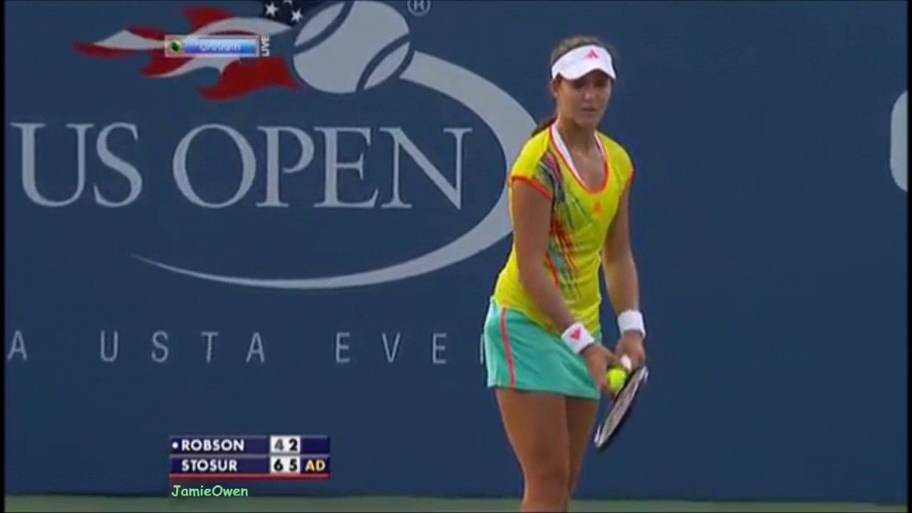 Samantha Stosur vs Laura Robson 2012 US Open Highlights