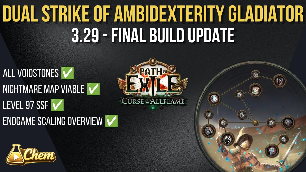 Dual Strike of Ambidexterity Gladiator - Final update! [PoE 3.29]