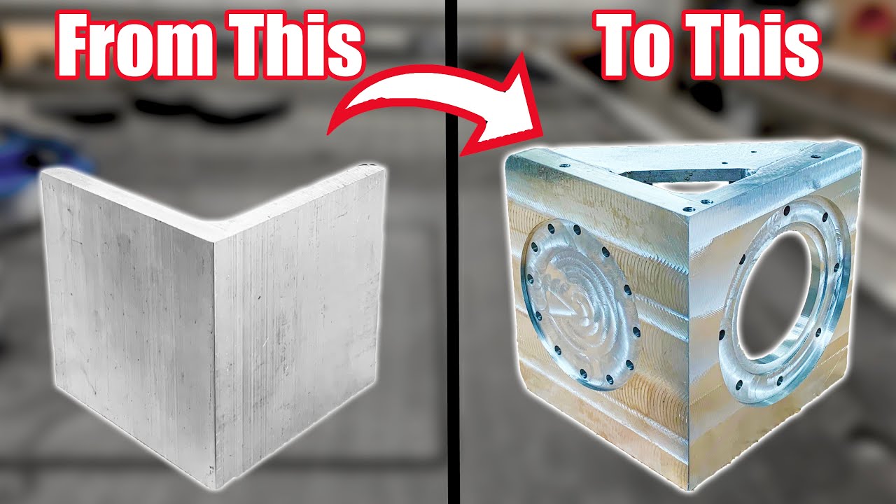 How I Weld and Machine Aluminum Parts Like This from Start to Finish. #090