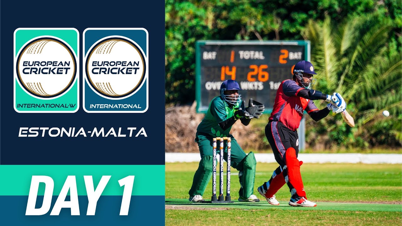 🔴 ECI & ECI-W Estonia-Malta, 2024 | Day 1 | 25 May 2024 | T10 Live European International Cricket