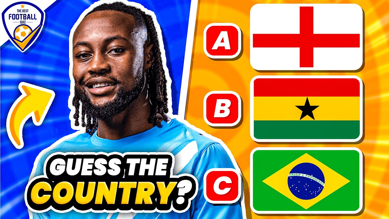 GUESS THE COUNTRY OF EACH PLAYER | FOOTBALL QUIZ 2026