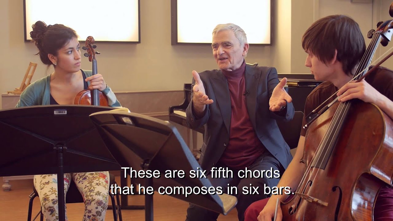 Public Masterclass Netherlands StringQuartet Academy by Prof. Eberhard Feltz
