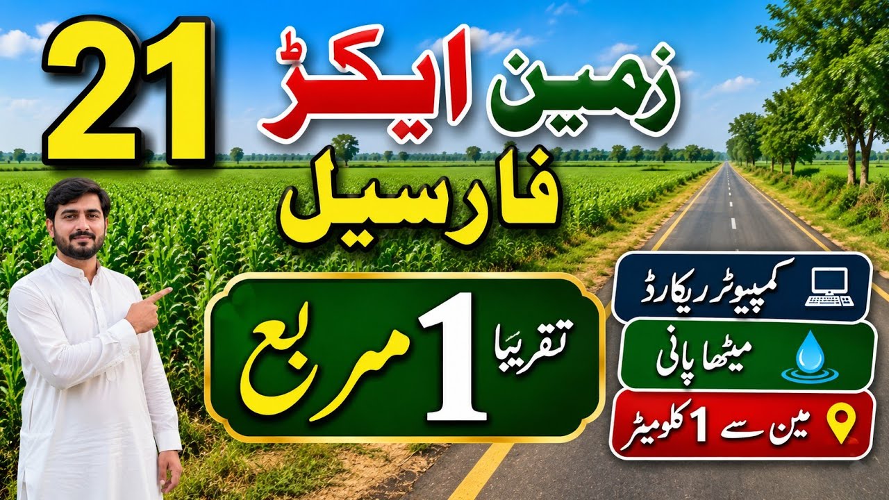21-Acre Agricultural Land for Sale in Punjab, Pakistan | Affordable Price | Land for Sale | Ep. 244