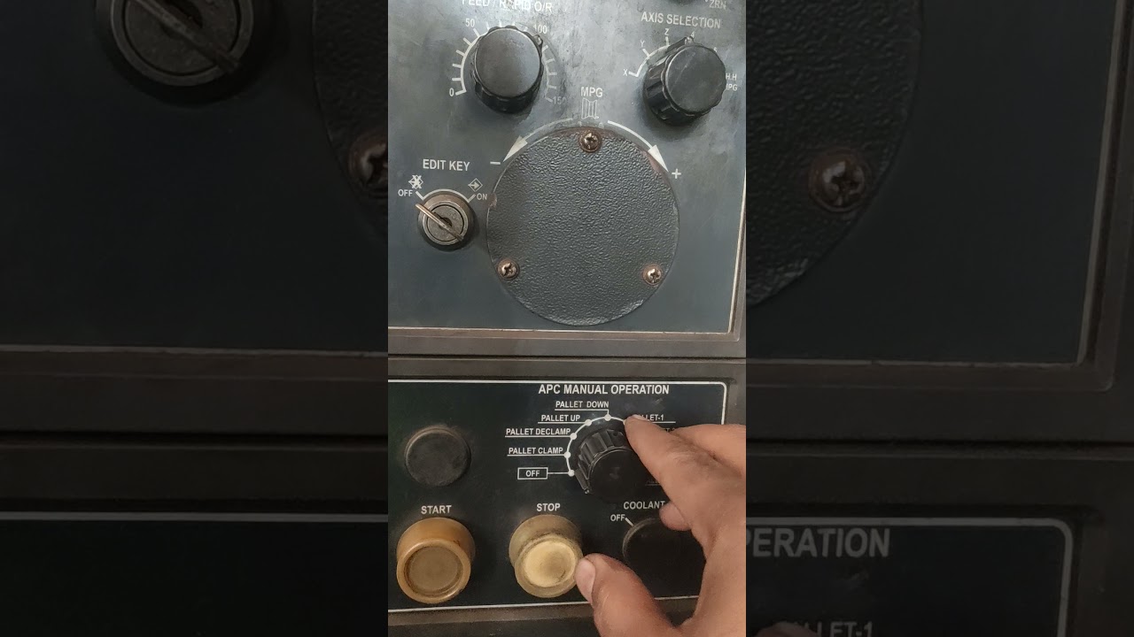 pallet changing problem in HMC machine apc alarms