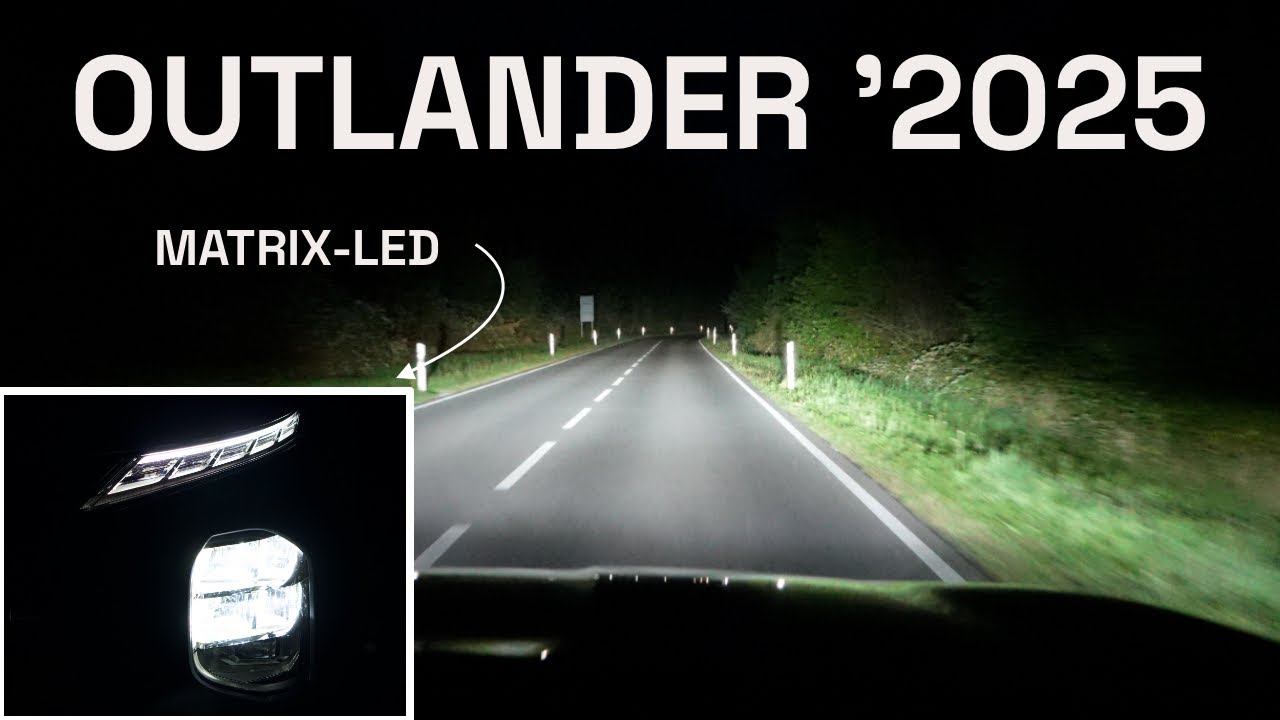 2025 Mitsubishi Outlander: adaptive LED-Scheinwerfer - Matrix-LED Premiere - Autophorie Extra