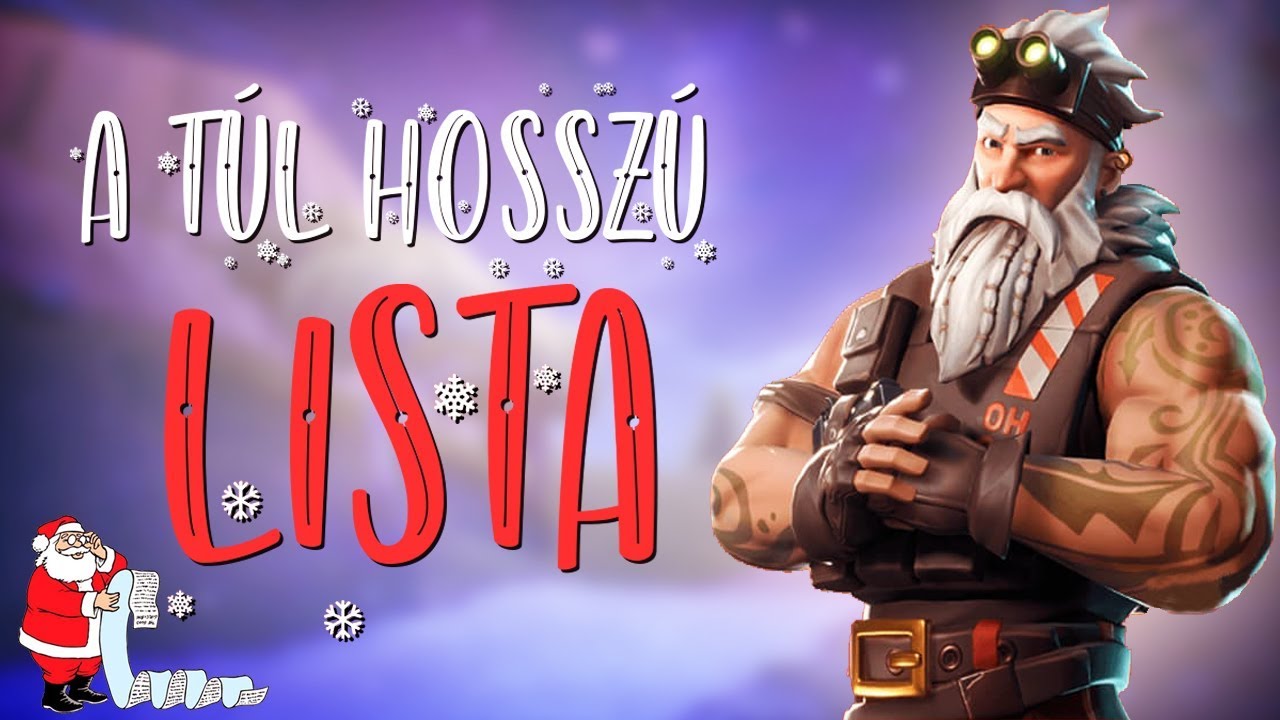 ÖSSZEVERTÉK A TÉLAPÓT! | A TÚL HOSSZÚ LISTA! | SANTA VS SQUAD! (Fortnite Battle Royale)