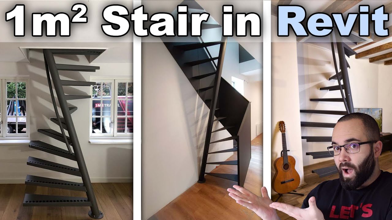 1m² Stairs in Revit Tutorial - Micro-stair