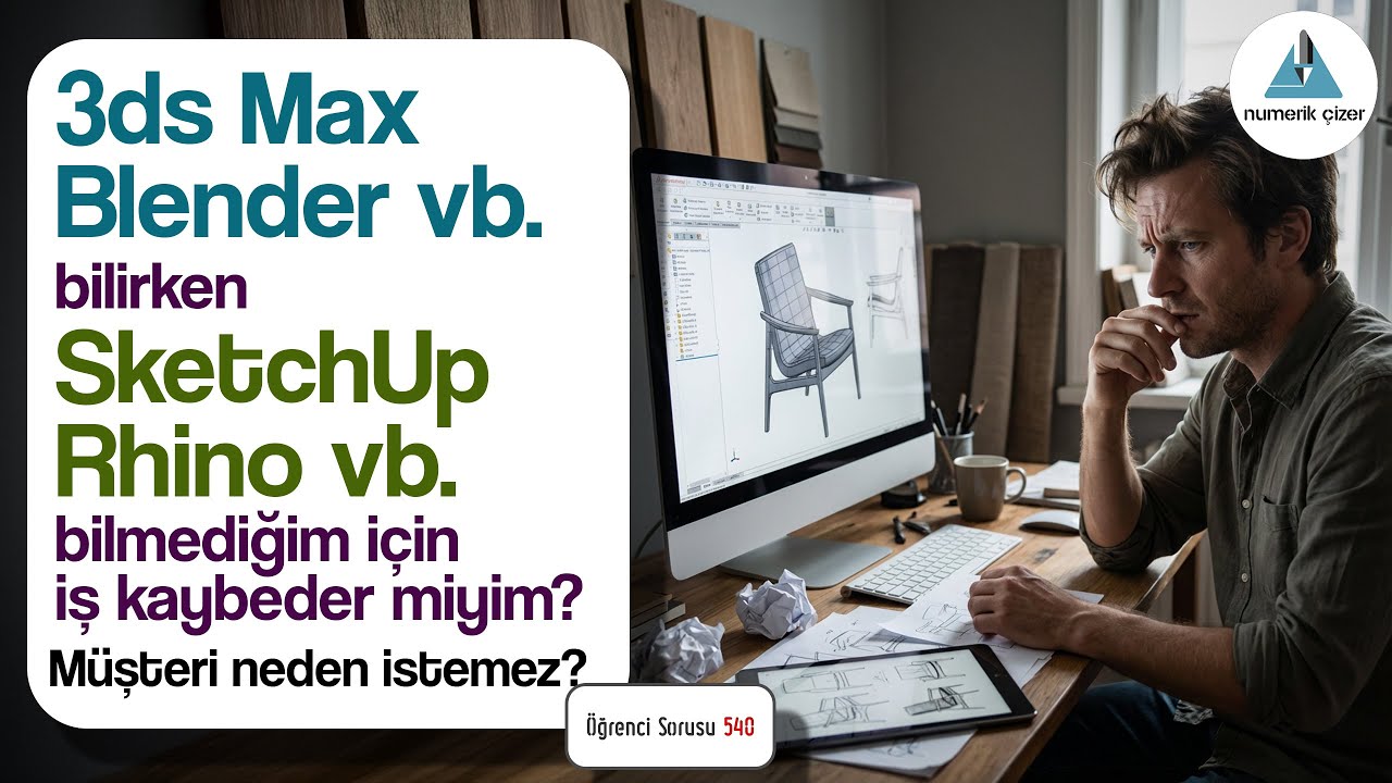 3ds Max, Blender bilirken SketchUp, Rhino bilmediğim için iş kaybeder miyim? - Öğrenci Sorusu 540