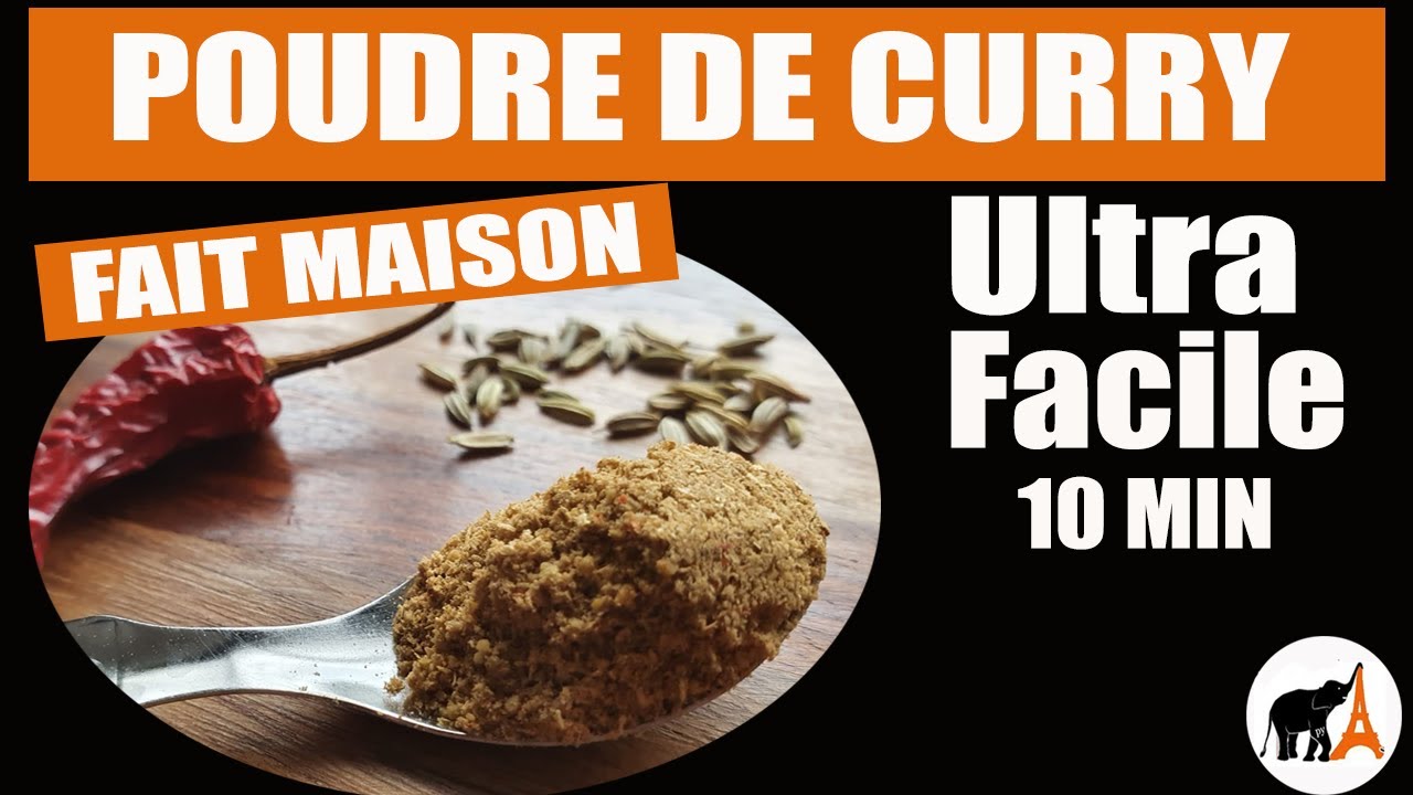 POUDRE DE CURRY FAIT MAISON EN 10 MINUTES - CHOUCHOU PONDY