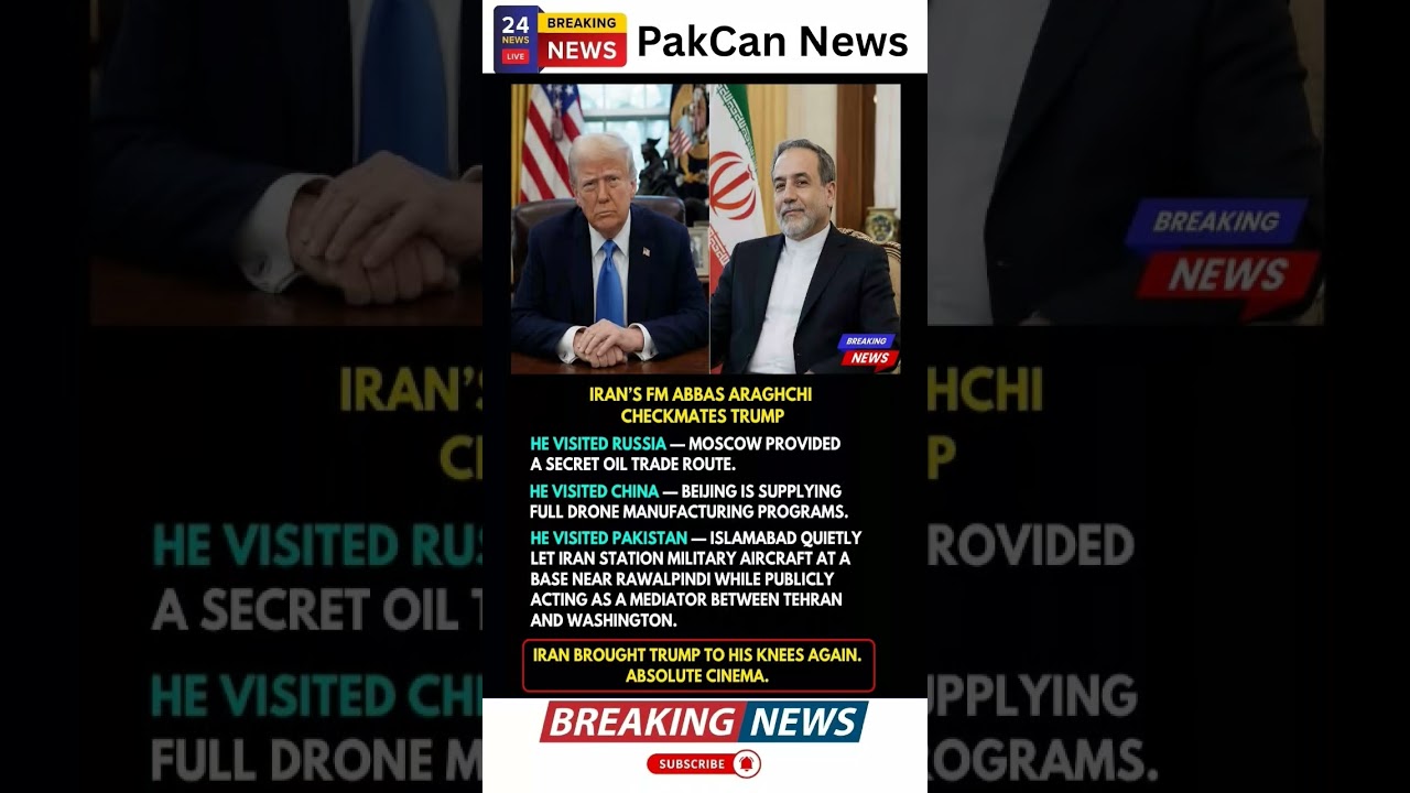 Abbas Araghchi&rsquo;s International Moves Draw Worldwide Attention | PakCan News