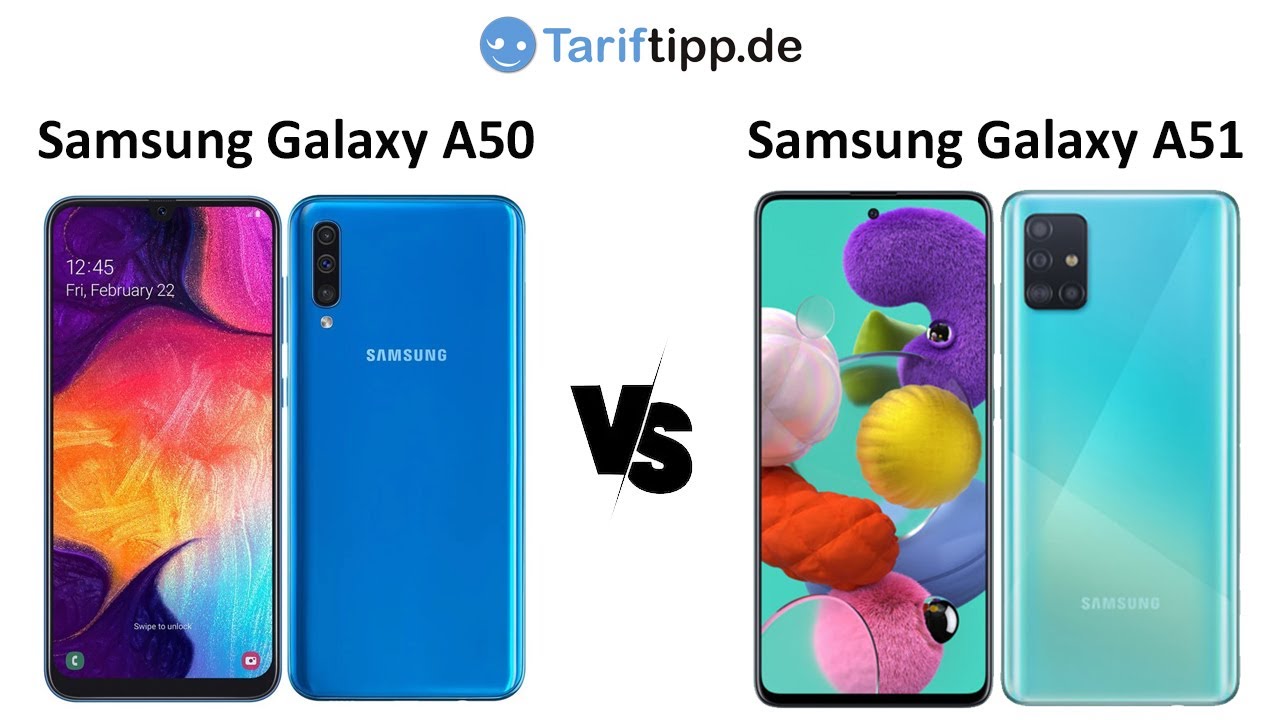 Vergleich | Samsung Galaxy A50 vs. Samsung Galaxy A51
