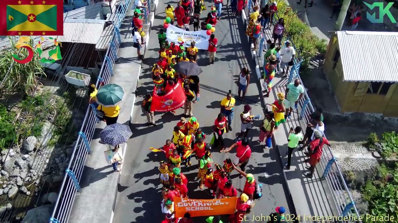 St John's 2024 Independence Parade Drone Footage