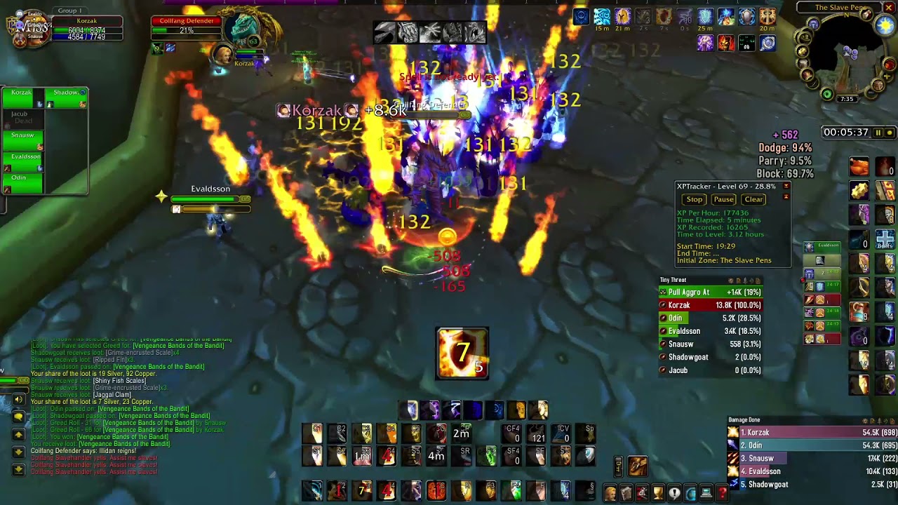 Slave pens Spellcleave - TBC lvling