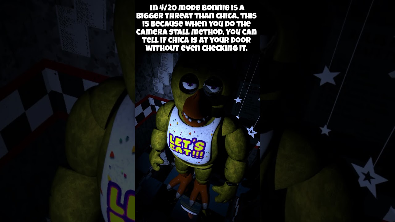 How do Bonnie and Chica work in FNAF 1 #fnaf #fivenightsatfreddys #scary #fnaf1