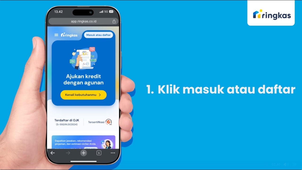 Registrasi Konsumen di Ringkas