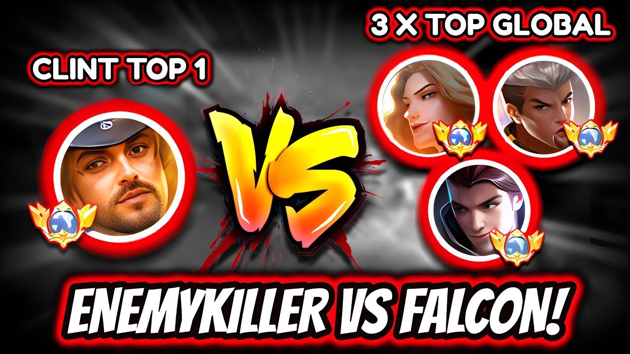 ¡ENEMYKILLER ENFRENTA A TRES TOPS GLOBALES! CLINT TOP 1 GLOBAL 94.2% WINRATE! | MOBILE LEGENDS
