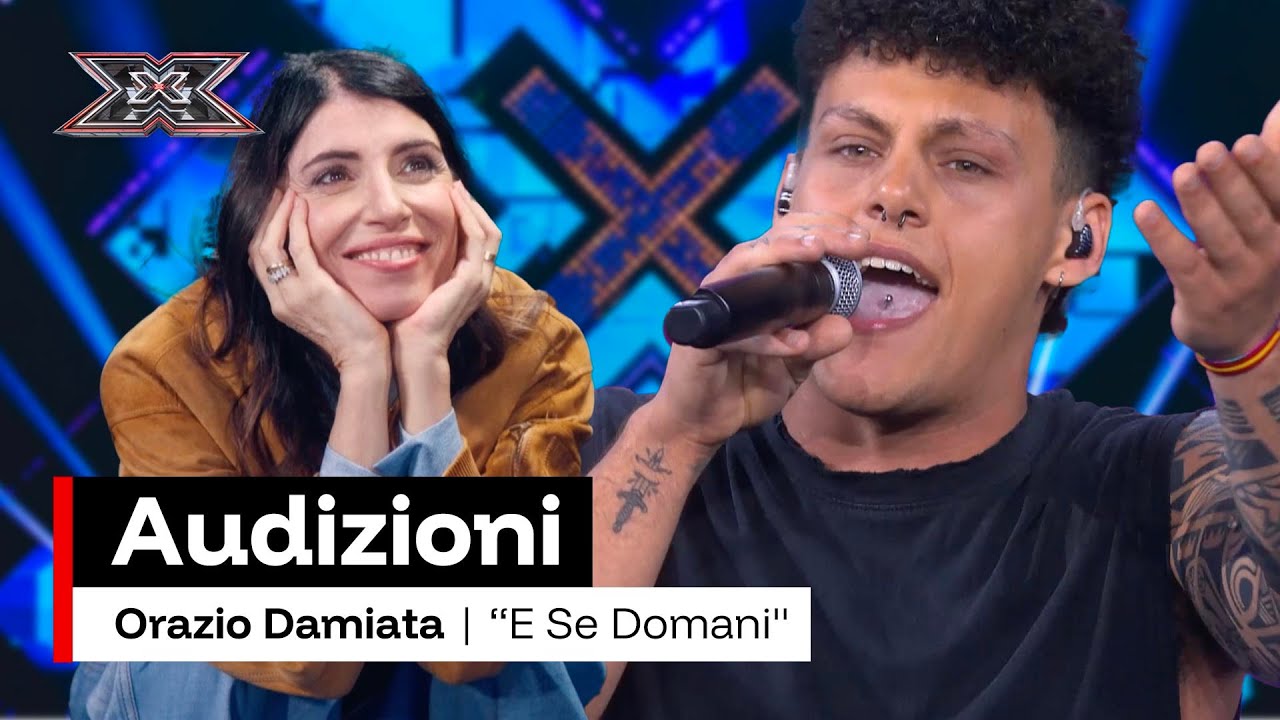 Orazio Damiata canta &ldquo;E se domani&rdquo; di Mina | X Factor 2025 Audizioni 2