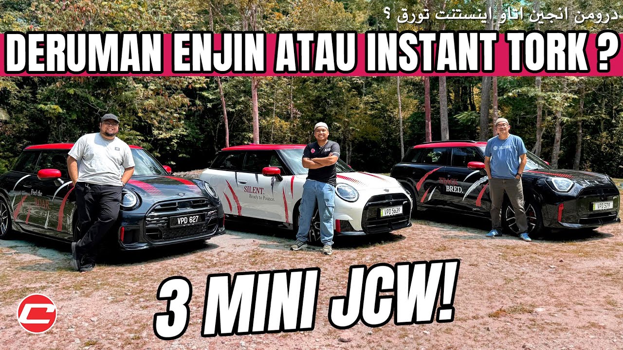 MINI JCW PETROL vs EV | Mana LEBIH SERONOK !?